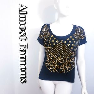 Almost Famous Beaded Top